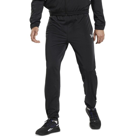 Reebok Men's Regular-Fit Identity Vector Drawstring Track Pants Black 2XL - Picture 1 of 7